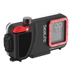 Sportdiver Underwater Smartphone Housing Fits & Works With  Iphone 7 Through 12 Pro Max And Most Android Phones.  Check Compatibility Online At Https://www.sealife-cameras.com/sportdiver-compatibility/